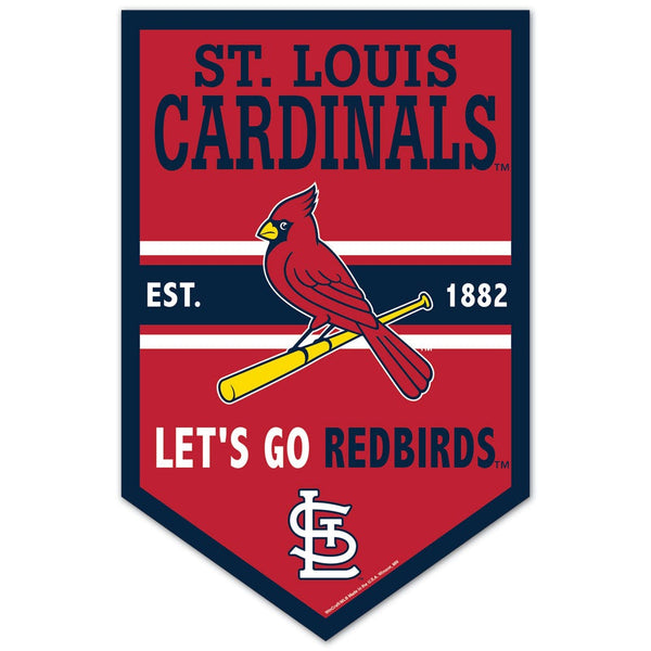 St. Louis Cardinals Wood Sign 11" x 17" 1/4" thick