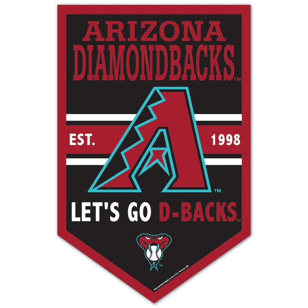 Arizona Diamondbacks Wood Sign 11" x 17" 1/4" thick