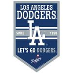 Los Angeles Dodgers Wood Sign 11" x 17" 1/4" thick