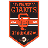 San Francisco Giants Wood Sign 11" x 17" 1/4" thick