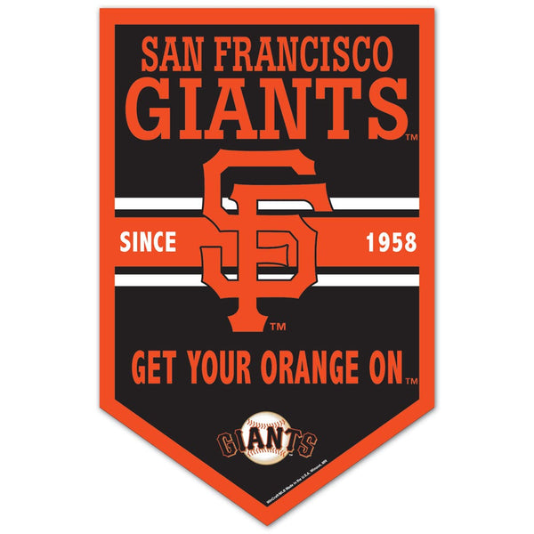 San Francisco Giants Wood Sign 11" x 17" 1/4" thick