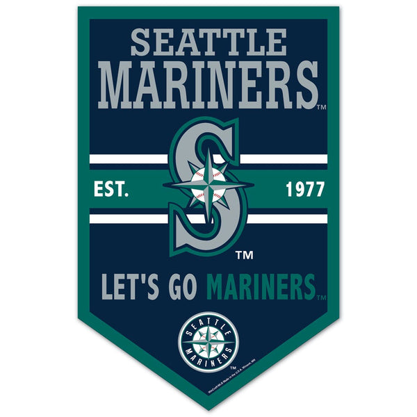 Seattle Mariners Wood Sign 11" x 17" 1/4" thick