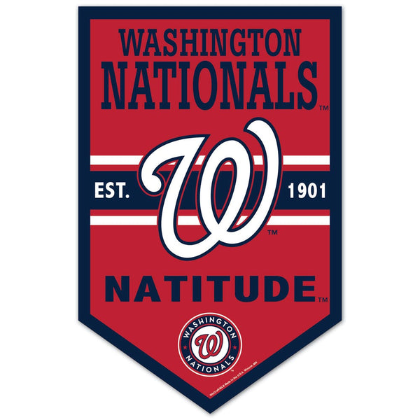 Washington Nationals Wood Sign 11" x 17" 1/4" thick