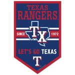 Texas Rangers Wood Sign 11" x 17" 1/4" thick