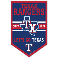 Texas Rangers Wood Sign 11" x 17" 1/4" thick