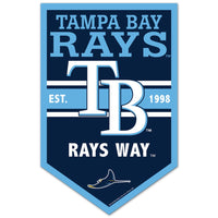 Tampa Bay Rays Wood Sign 11" x 17" 1/4" thick