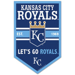 Kansas City Royals Wood Sign 11" x 17" 1/4" thick