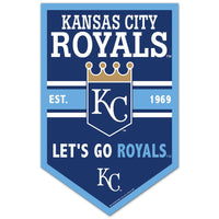 Kansas City Royals Wood Sign 11" x 17" 1/4" thick