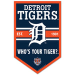 Detroit Tigers Wood Sign 11" x 17" 1/4" thick