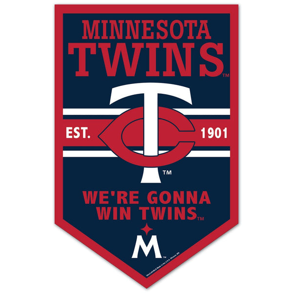 Minnesota Twins Wood Sign 11" x 17" 1/4" thick