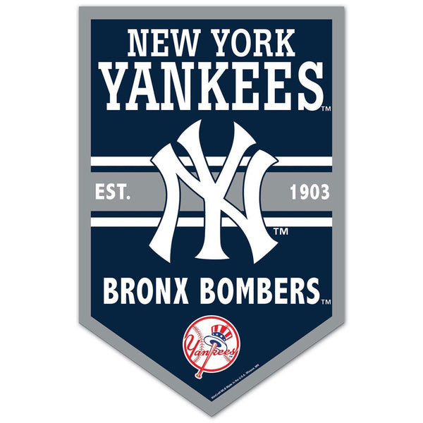 New York Yankees Wood Sign 11" x 17" 1/4" thick