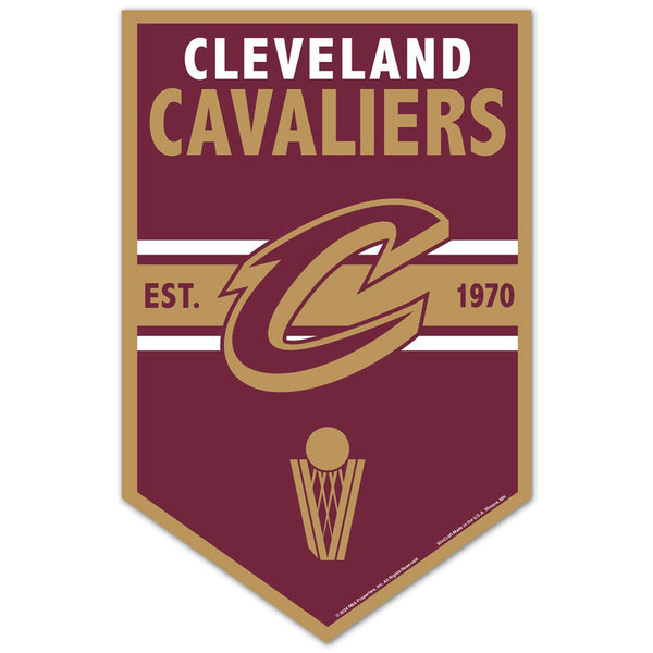 Cleveland Cavaliers Wood Sign 11" x 17" 1/4" thick