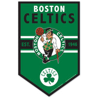 Boston Celtics Wood Sign 11" x 17" 1/4" thick