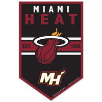 Miami Heat Wood Sign 11" x 17" 1/4" thick