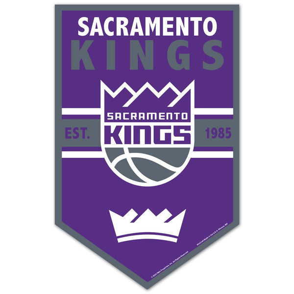 Sacramento Kings Wood Sign 11" x 17" 1/4" thick