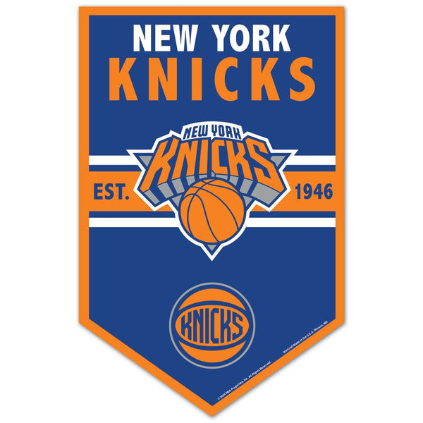 New York Knicks Wood Sign 11" x 17" 1/4" thick