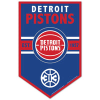Detroit Pistons Wood Sign 11" x 17" 1/4" thick