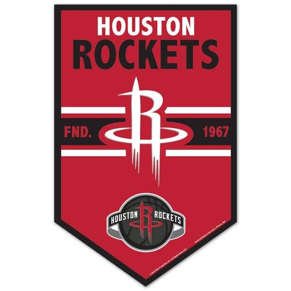 Houston Rockets Wood Sign 11" x 17" 1/4" thick