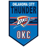 Oklahoma City Thunder Wood Sign 11" x 17" 1/4" thick