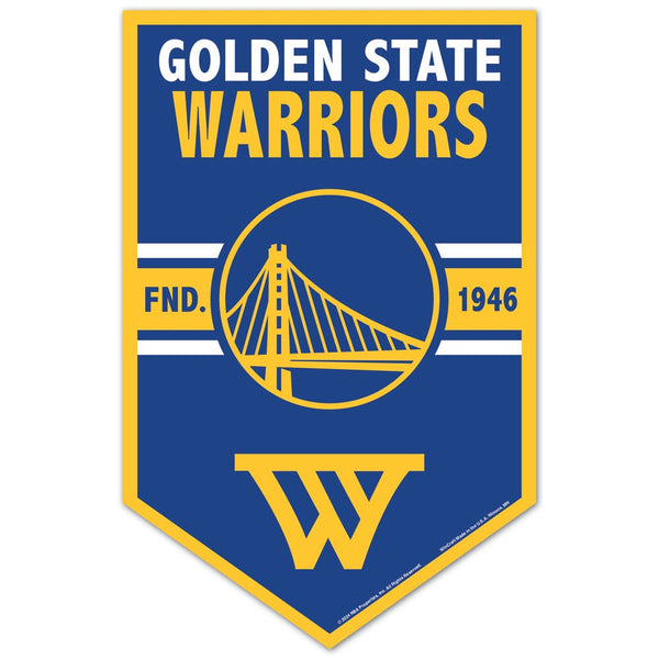 Golden State Warriors Wood Sign 11" x 17" 1/4" thick