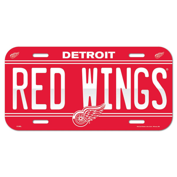 Detroit Red Wings License Plate