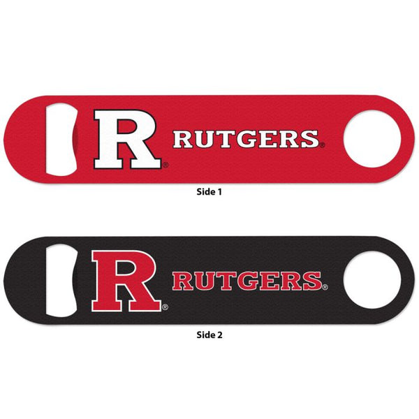 Wholesale-Rutgers Scarlet Knights Metal Bottle Opener 2 Sided