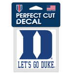 Duke Blue Devils Perfect Cut Color Decal 4" x 4"