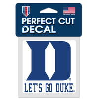 Duke Blue Devils Perfect Cut Color Decal 4" x 4"