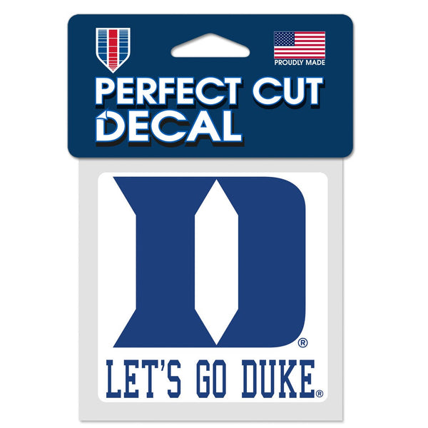 Duke Blue Devils Perfect Cut Color Decal 4" x 4"
