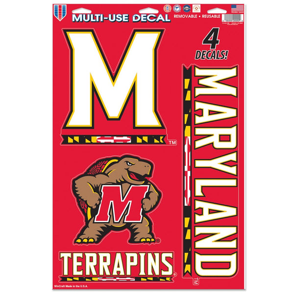 Maryland Terrapins Multi-Use Decal 11" x 17"