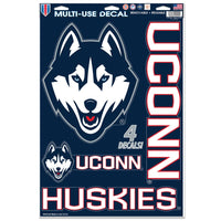UConn Huskies Multi-Use Decal 11" x 17"