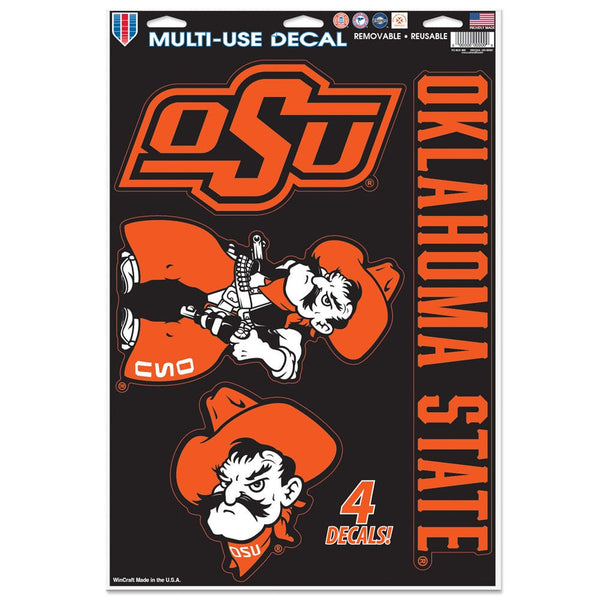Oklahoma State Cowboys Multi-Use Decal 11" x 17"