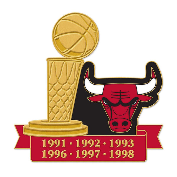 Chicago Bulls Collector Enamel Pin Jewelry Card