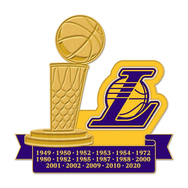 Los Angeles Lakers Collector Enamel Pin Jewelry Card