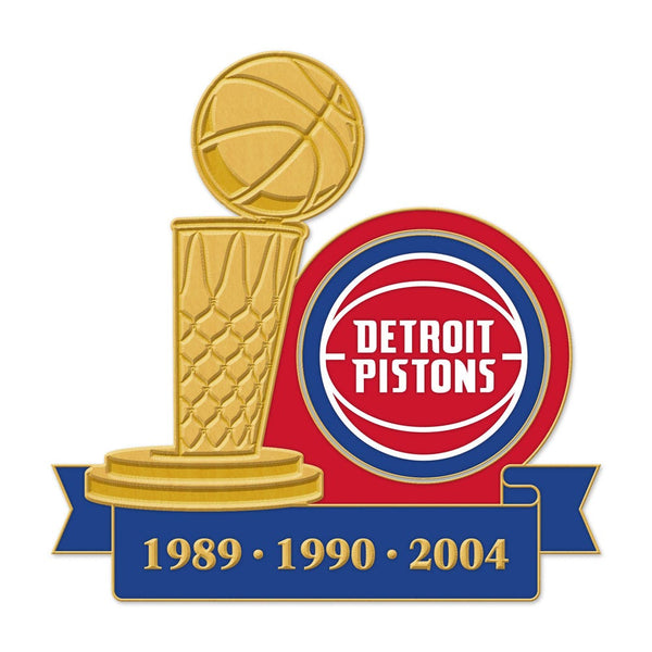 Detroit Pistons Collector Enamel Pin Jewelry Card