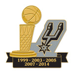 San Antonio Spurs Collector Enamel Pin Jewelry Card