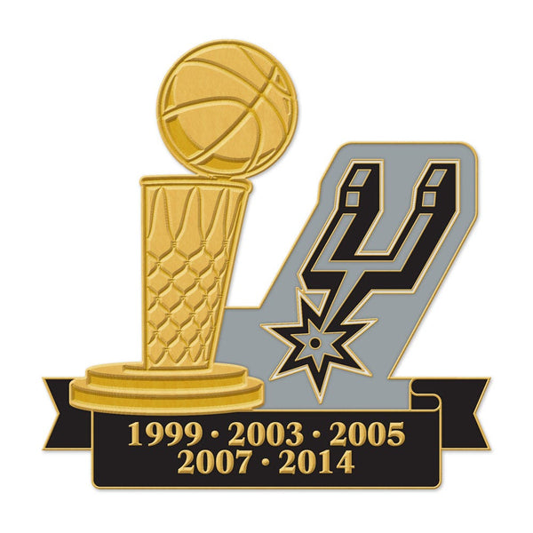San Antonio Spurs Collector Enamel Pin Jewelry Card