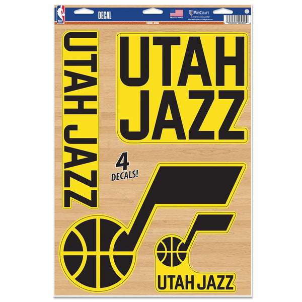 Utah Jazz Multi-Use Decal 11" x 17"