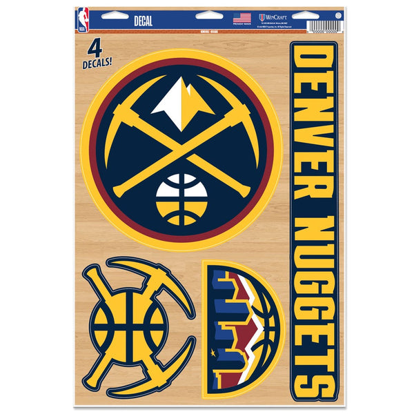 Denver Nuggets Multi-Use Decal 11" x 17"