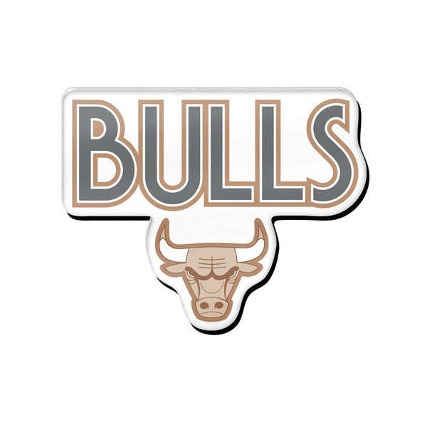 Chicago Bulls / City Edition Acrylic Pin Jewelry Card