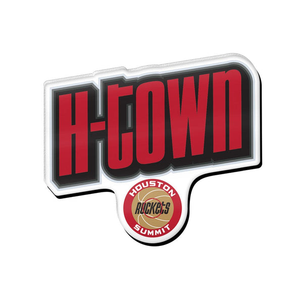 Houston Rockets / City Edition Acrylic Pin Jewelry Card