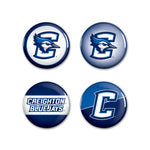 Wholesale-Creighton Bluejays Button 4 Pack 1 1/4" Rnd