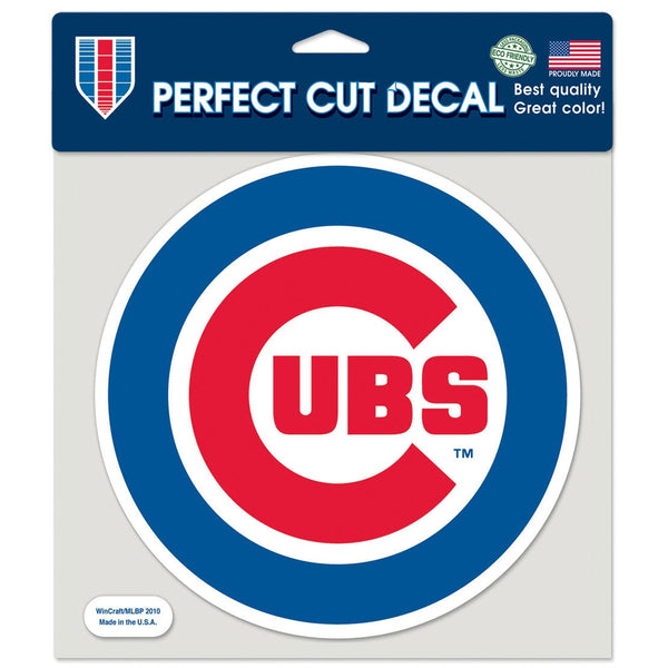 Chicago Cubs C logo Perfect Cut Color Decal 8" x 8"
