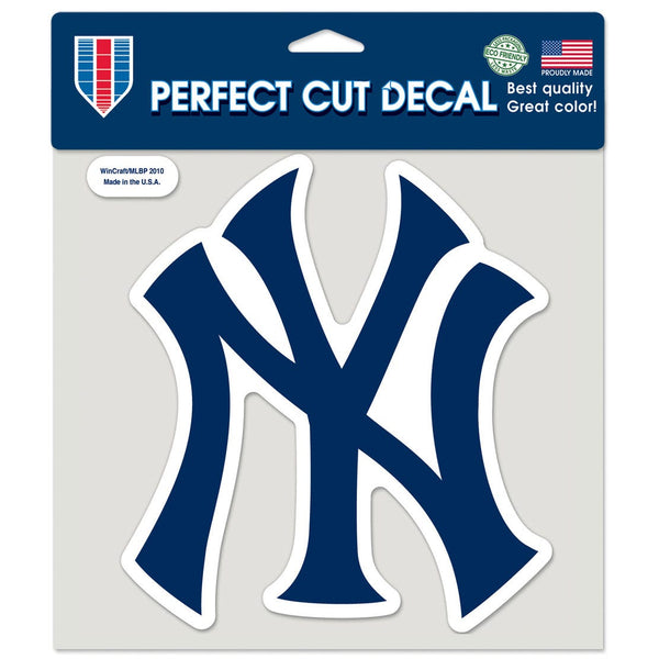New York Yankees NY Perfect Cut Color Decal 8" x 8"