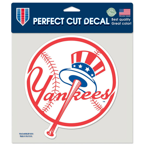 New York Yankees Perfect Cut Color Decal 8" x 8"