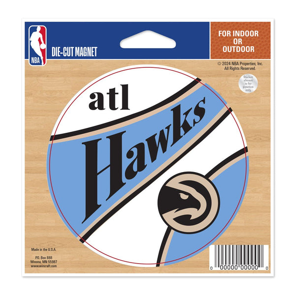 Atlanta Hawks / City Edition Die Cut Magnet 4.5" x 6"