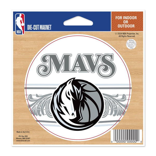 Dallas Mavericks / City Edition Die Cut Magnet 4.5" x 6"