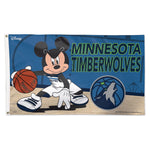 Minnesota Timberwolves / Disney Flag - Deluxe 3' X 5'