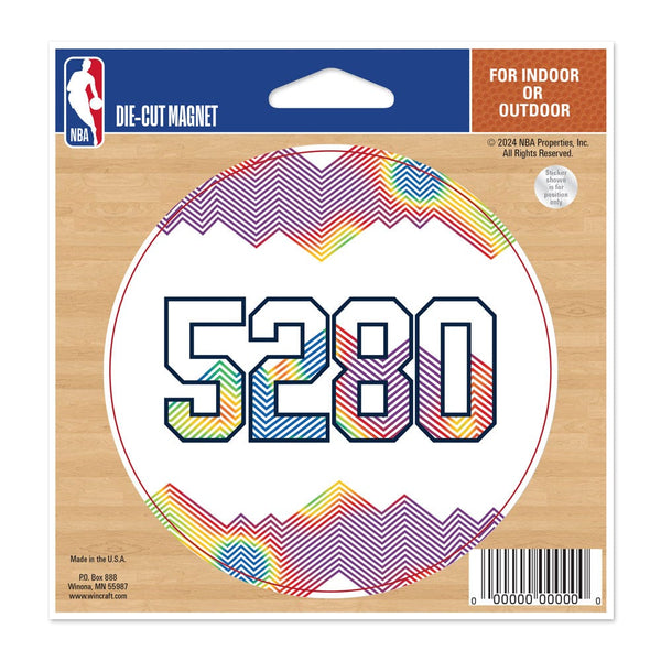 Denver Nuggets / City Edition Die Cut Magnet 4.5" x 6"