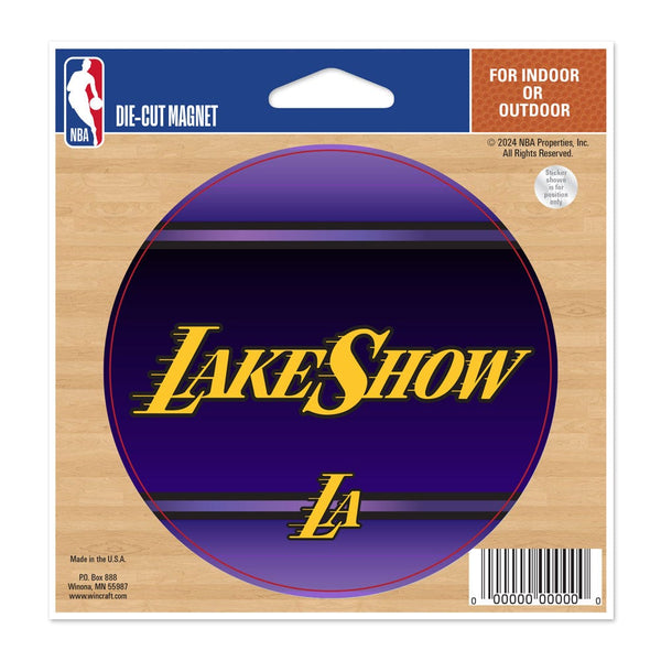 Los Angeles Lakers / City Edition Die Cut Magnet 4.5" x 6"